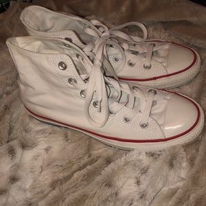 white converse hi tops